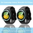 thumbnail image 4 of Frusde Bezel Cover for  Samsung Galaxy Watch 6 47mm 43mm, Bling Bezel Ring Cover Scratch Protector Accessory 2pcs, 4 of 5