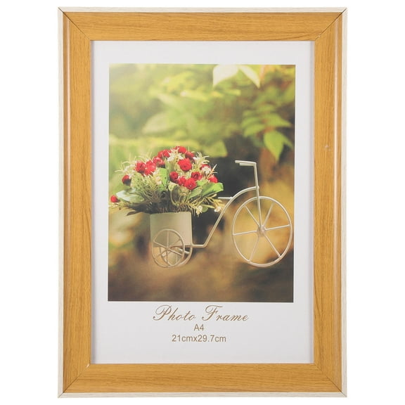 WRISTBIQUE Standing Picture Frames Light Brown Decor 1Pcs 11.7x8.3in