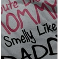 thumbnail image 5 of Funny Cute Mommy Smelly Daddy Joke Bodysuit Jumper Girls Infant Baby Brisco Brands 18M, 5 of 7