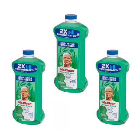 Mr. Clean All-Purpose Cleaner Meadows & Rain( 41 fl oz  x 3 )- 3 Pack bottles