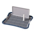 thumbnail image 3 of Inodoro para perros, orinal de entrenamiento para cachorros con protección de pared, malla para desechos de cachorros, almohadilla para orinal para pe Gran azul oscuro, 3 of 8