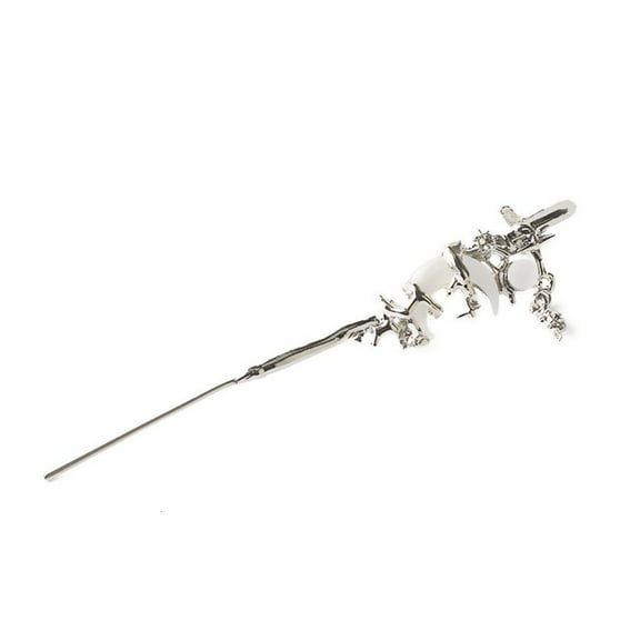 WE-POLUJ Statement Star and Moon Ear Cuffs Fashion Ear Piercings Alloy Texture Ear Pin