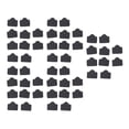 thumbnail image 1 of Tapa protectora antipolvo para puerto concentrador Ethernet RJ45 (50 unidades), color negro, 1 of 8