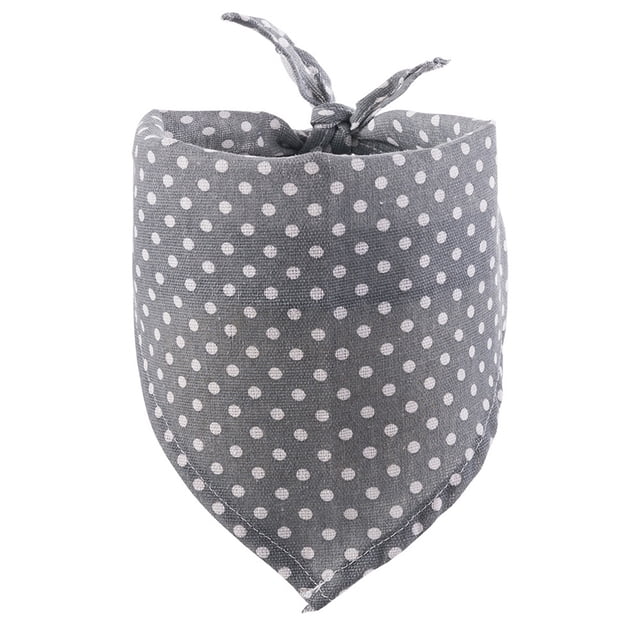 Billuyoard Bufanda de baba para mascotas, suave, punteada, cálida, adorable, reutilizable, lavable, Triangular, decoración de toalla para cuello de Type2 NO2 Billuyoard PT003843-04