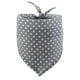 thumbnail image 3 of sweethay Bufanda de babas para mascotas, accesorios de decoración de toallas triangulares decorativas coloridas lavables con puntos para cuello de Ropa para mascotas Gris sweethay PT003843-04, 3 of 6