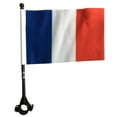 thumbnail image 2 of Bandera de bicicleta , manilr de ciclismo, bandera . UU , señal de seguridad para scooter infl, motocicleta, tri, dec - Francés bandera Bandera francesa Macarena Bandera de seguridad de bicicleta, 2 of 8