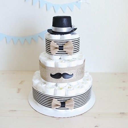 3 Tier Gentleman Mustache Diaper Cake For Baby Boy Little Man Baby 3 Tier Gentleman Mustache Diaper Cake For Baby Boy Little Man Baby