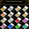 thumbnail image 1 of Artesanías de arcilla semicristalina con lámina de oro de imitación, decoración por goteo, arte de uñas, papel de aluminio de oro de imitación, 1 of 5