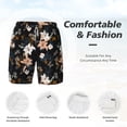 thumbnail image 5 of Lsque Mens Swim Trunks Lilies Flowers Pattern - Bathing Suit Compression Liner - Beach Swim Shorts Swimwear - (S-3XL) - Stretch Quick Dry -XX-Large, 5 of 9