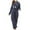 Navy, variant on hotojiny Adult Onesie Pajamas for Women Fleece Hooded Zip up One Piece Pjs Jumpsuit Fuzzy Sherpa Housecoat Winter Cute Sleepwear