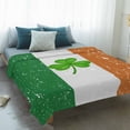thumbnail image 4 of St. Patrick's Day Blanket Soft Cozy Warm Throw Blanket for Couch, Plush Fuzzy Flannel Fleece Blankets for Sofa, Spring Lucky Shamrock Grass Flag Bed Blankets Lightweight Gifts for Women, 40"x50", 4 of 9
