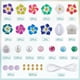 thumbnail image 2 of 1 caja de 174 piezas, 6 juegos de cuentas para hacer pulseras, cuentas de flor de plumeria, cuentas de arcilla polimérica, cuentas de concha hawaiana de verano, cuentas de perlas de imitación, 2 of 6