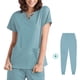 thumbnail image 3 of Ropa de trabajo médica elástica de secado rápido, ropa quirúrgica para quirófano de dentista oral, ropa fina para lavarse a mano, 3 of 6