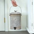 thumbnail image 3 of 2 Gal Vintage Small Step On Trash Can With Lid Liner and Handle, Farmhouse Rustic Garbage Can Watse Bin for Living Room Bathroom Office, 3 of 5