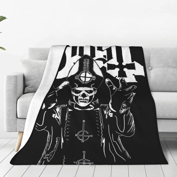 Ghost Blanket Music Enthusiast Blankets, Comfortable Covers, Music Enthusiast Parties, Bedroom Decorations, Blankets, Gifts, Black