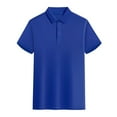 thumbnail image 1 of Camisa de manga corta con cuello para hombre: ventilación de malla, polo de golf de secado rápido, tallas M-XXXXL, 1 of 4