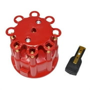 A-Team Performance Pro Billet & Ready to Run Cap & Rotor Kit 8-Cylinder Male Red