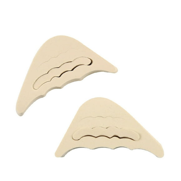 1 par de plantillas para el antepié de tacón alto para mujer, almohadillas para aliviar el dolor, relleno para zapatos, ajuste del tapón para el dedo del pie.