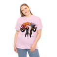 thumbnail image 4 of Unisex Heavy Cotton T-Shirt Rainbow Draw Beautiful Woman 005, 4 of 4