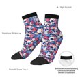thumbnail image 6 of Pofeuu daisy Skull red flower Print 30cm Socks, Adult Running Hiking Socks for Youth and Adult, 6 of 7