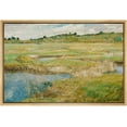 thumbnail image 2 of PixonSign Framed Wall Art Green Spring Pond Landscape Floral/Botanical Nature Wilderness Artwork Field Oil Paintings Modern Scenery Canvas Prints Colorful for Rooms - 24"x36" Natural, 2 of 5