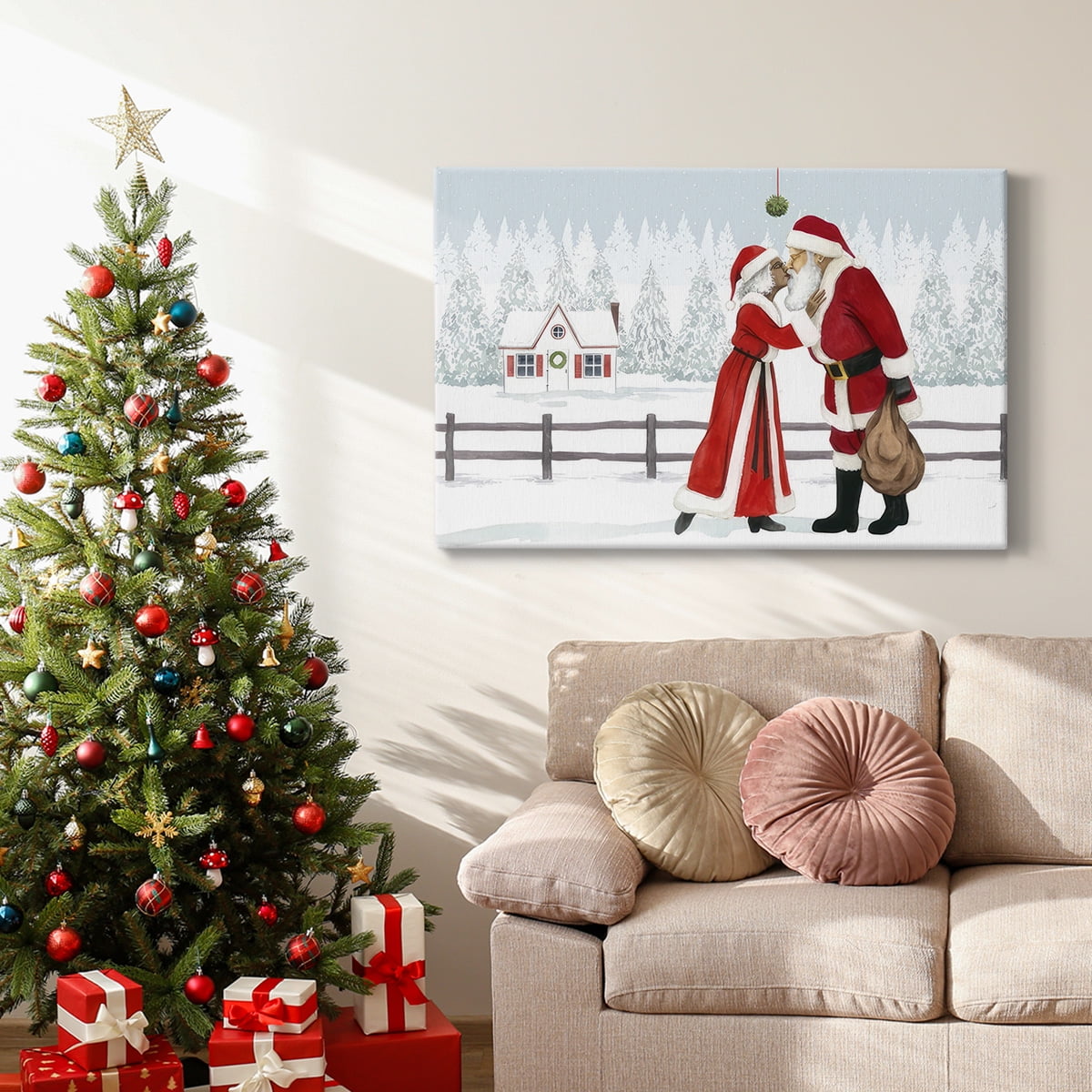 Christmas Love Collection A- Gallery Wrapped Canvas
