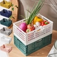 thumbnail image 1 of Jiaeri Foldable Storage Basket,Mesh Ventilated Plastic Collapsible Bin for Snacks,Cosmetics,Stationery,Desktop Organization,Laundry & Pantry,Multi-Use Basket for Home,Office,Camping, 1 of 7