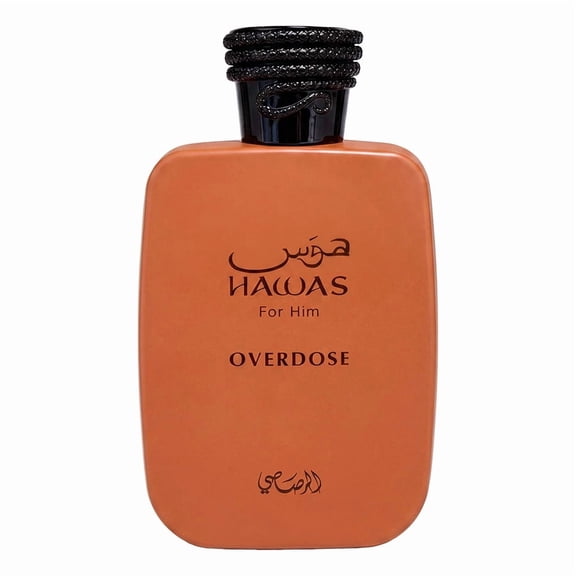 Rasasi Men's Hawas Overdose EDP Spray 3.4 oz Fragrances 614514575291