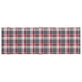 thumbnail image 3 of vidaXL Sun Lounger Cushion Red Check Pattern 186x58x3cm Oxford Fabric, 3 of 5