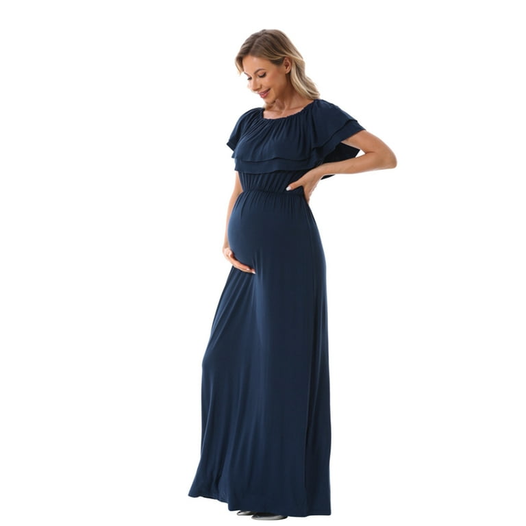 blue short maternity dress Angel Maternity Thea Short Sleeve Light Blue Maternity Dress