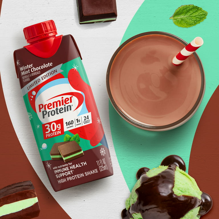 Premier Protein Shake, Chocolate, 30g Protein, 11 fl oz, 4 Ct