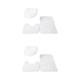 thumbnail image 4 of Transemion 1/2/3/5 3pieces Anti-slid Particles Rug Set Secure And for Slip-free Bathroom Mats For White 2PCS, 4 of 6