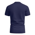 thumbnail image 5 of Mens Polo Shirts Short Sleeve Solid Color Golf Shirts for Men Casual Summer Classic Collar Shirts with Pocket, XL, 5 of 5