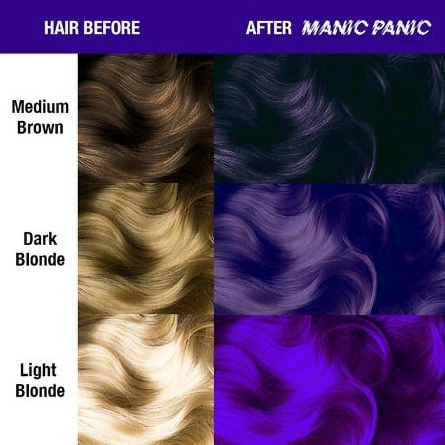 MANIC PANIC ULTRA VIOLET Classic High Voltage Semi-Permanent Hair Color, 4 fl oz
