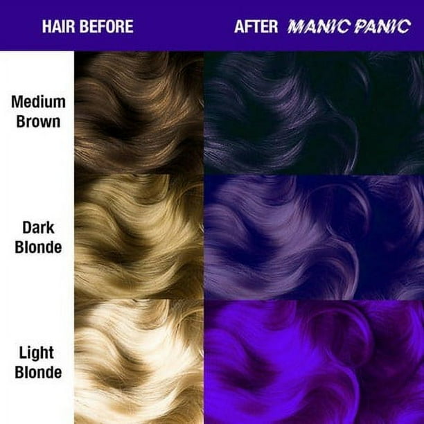 3 pack) MANIC PANIC ULTRA VIOLET Classic High Voltage Semi