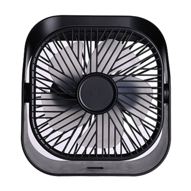360° Rotatable Wall-Mounted Fan, USB Rechargeable 3-Speed Fan for Home, Travel, and Energy Saving