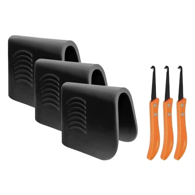 Tyeign Outils de Couture en Silicone, Applicateur de Finition Lissant, Outil de Calfeutrage Réutilisable - Outil de Décoration Intérieure, 3 Pcs
