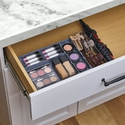 Smart Drawer Organizer, 3-Tier Desk Drawer Organizer for Desk Storage, Jewelry, Kitchen Silverware