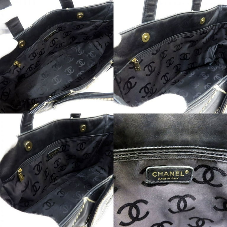 Chanel - Authenticated Handbag - Cloth Black for Women, Very Good Condition