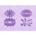 thumbnail image 1 of Ahgly Company Indoor Rectangle Patterned Tyrian Purple Area Rugs, 5' x 7', 1 of 6