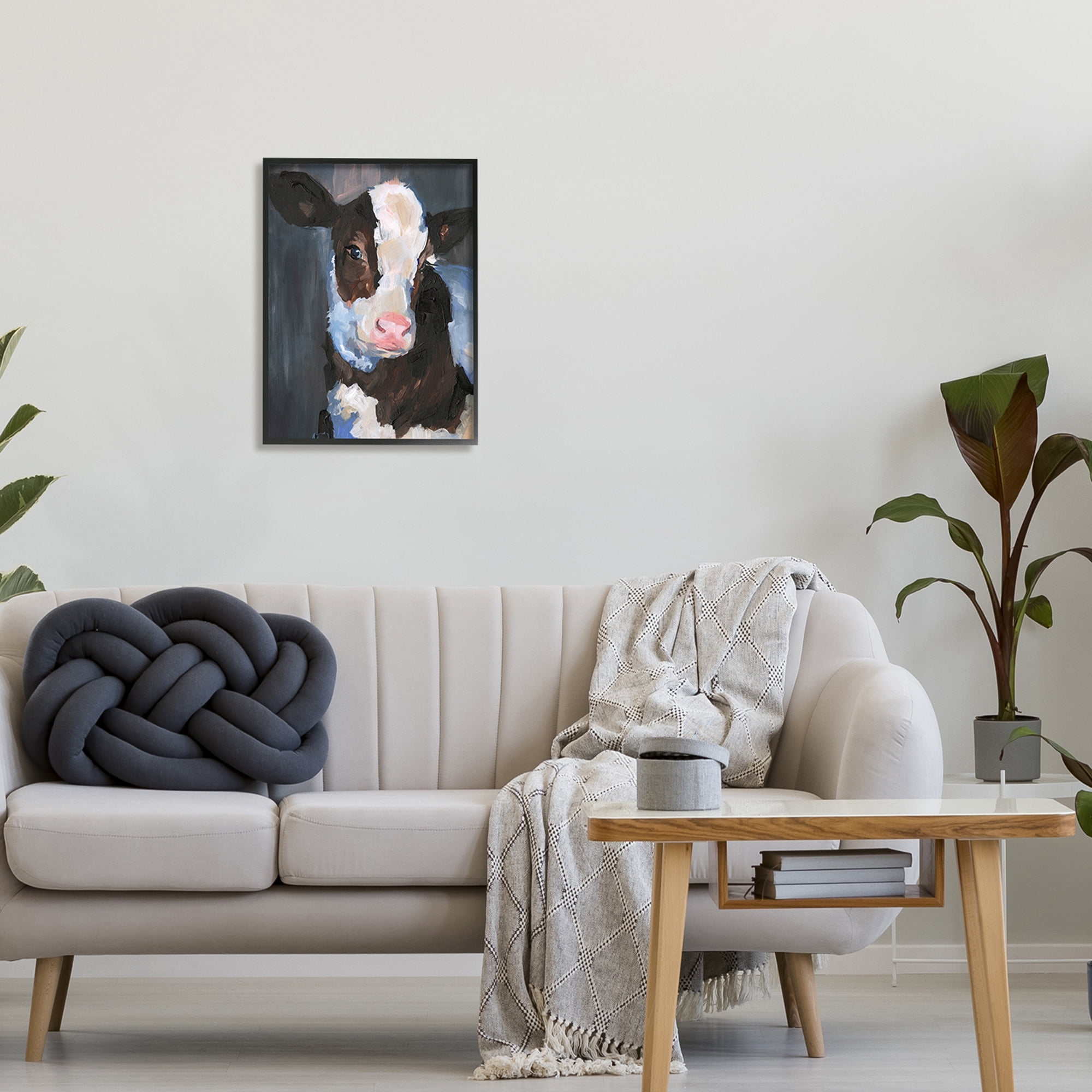 Stupell Industries Detailed Painterly Country Cow Calf Cattle Portrait , 16 x 20, Design by Jennifer Paxton Parker