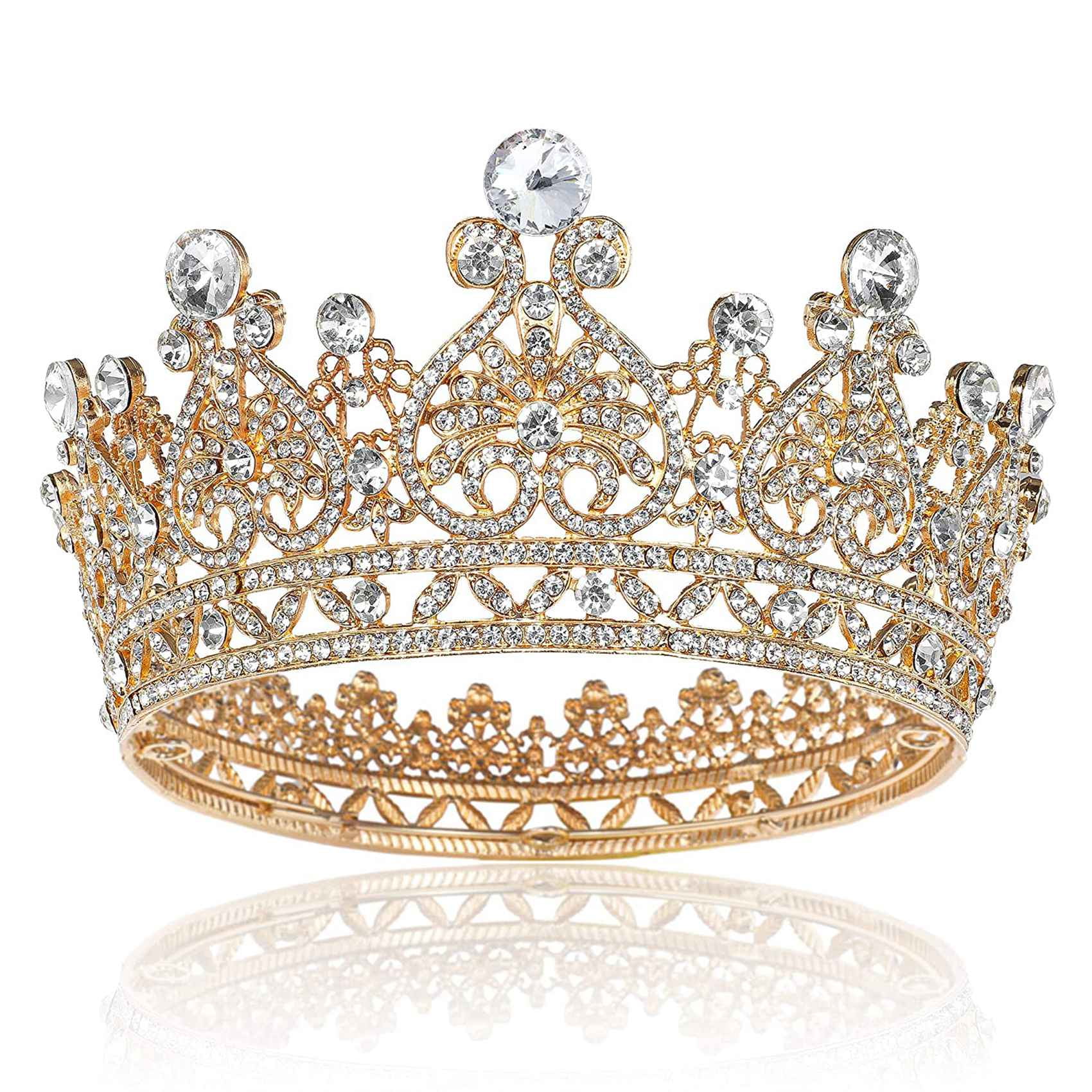Gold Princess Crown for Women Queen Crowns for Women,Tiaras and