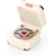 thumbnail image 1 of wonima11 Vintage Vinyl Speaker with Colorful Lights, Music Player with 3 Modes, Bluetooth Speaker for Kids Room, Home Décor, Bedroom, Compatible with Computers & Phones (White), 1 of 1