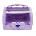 thumbnail image 3 of Handled Storage Box Sewing Box Organizer with Handle Hair Accessory Storage Case Violet, 3 of 8