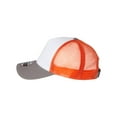 thumbnail image 3 of Imperial North Country Trucker Cap, White/ Charcoal/ Orange - Adjustable, 3 of 5
