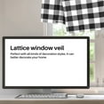 thumbnail image 2 of Valances for Kitchen Farmhouse Check Valances for Window Treatment Decor (Black and White), 2 of 8