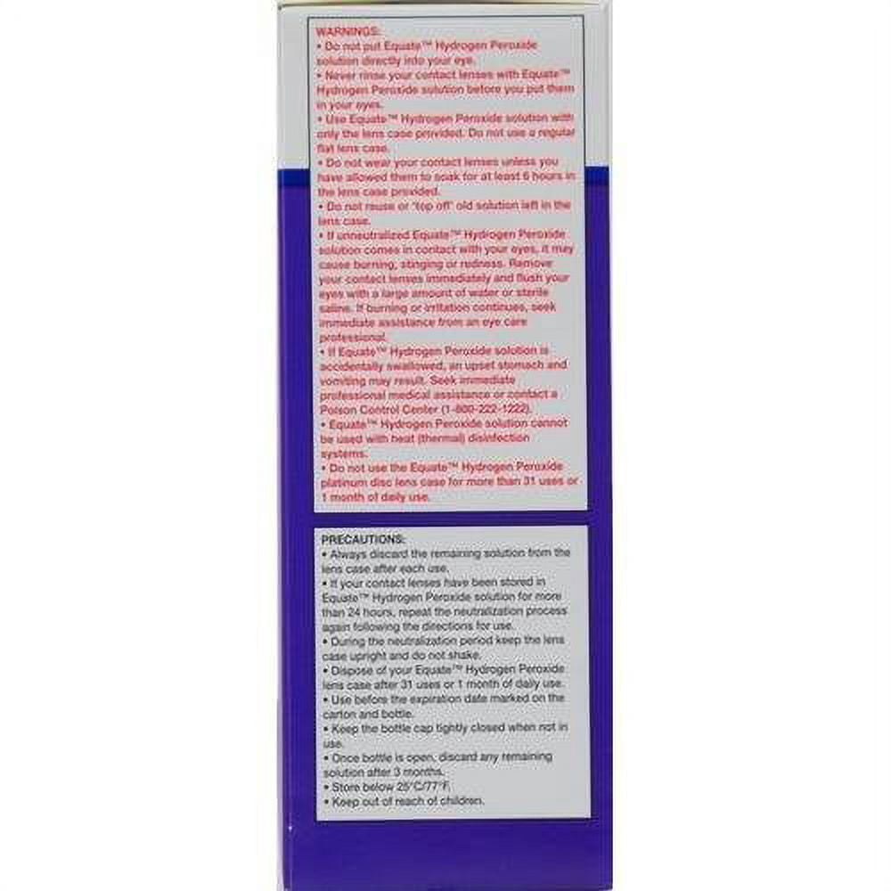 Equate, Cleaning and Disinfecting Lens Care System, 12 fl. oz.
