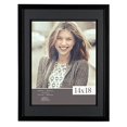 thumbnail image 1 of Gallery Solutions Cadre Photo Mural Double Airfloat Mat, 14 Pouces x 18 Pouces, Noir/noir, 1 of 2