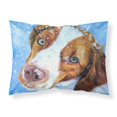 thumbnail image 1 of "Caroline's Treasures 7348FUNDA DE ALMOHADA Snow Baby Brittany Spaniel Fabric Funda de almohada estándar, grande, multicolor" Caroline's Treasures 7348PILLOWCASE, 1 of 1