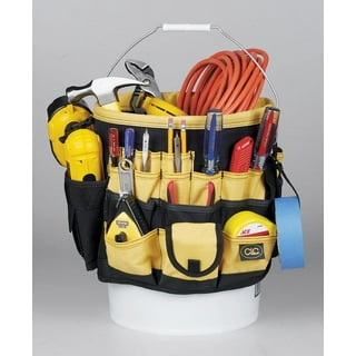 HSM3 Bucket Tool Organizer with 62 Pockets- Fits Bucket Caddy 5 Gallon-  Material 1680d Polyster- Waterproof